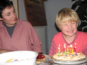 Léo et tata