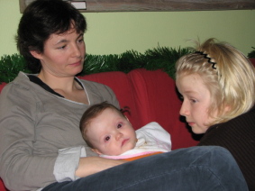 Léo, tata et Zoé